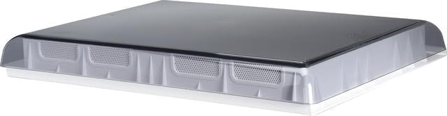 MAXXAIR Skymaxx LX Roof Hood Grey/White Manual Operation 50 x 70 cm for Roof Thickness 23-42 mm with Blackout Roller Blinds 7.9 kg
