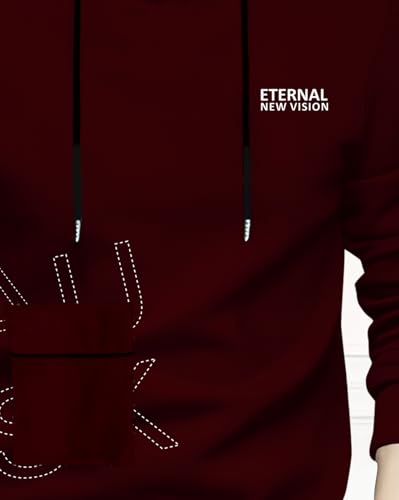 Image of AUSK Men T-Shirt || Hoodie T Shirt for Men || Hooded T-Shirt