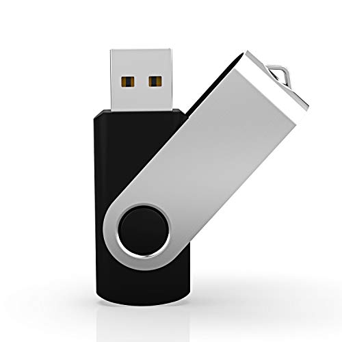 JUANWE 32GB USB Flash Drive Thumb Drives Jump Drive Fold Storage Memory Stick Swivel Design Pen Drive - Black by JUANWE - Used condition - CA$12.49