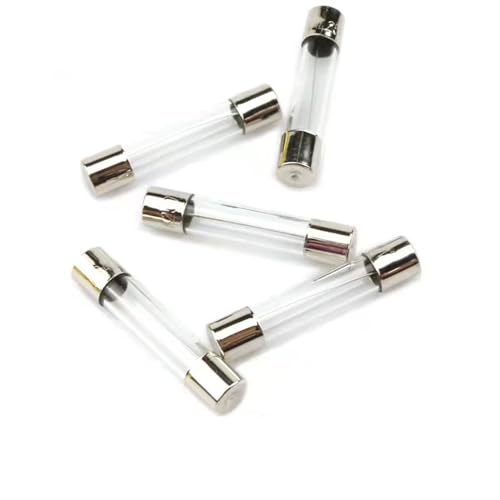 Fusibles en verre 6x30mm à action rapide 8A, sécurité électrique premium en lot de 10