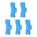 uxcell 5pcs Servo Extension Cable Clips Buckle Wire Fixed Lock Plug Connector Anti-Loose Snaps Blue for DIY RC Aircraft Boat Model