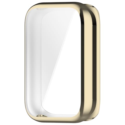 [koolriver] For Xiaomi Smart Band 10 Pro �P�[�X �J�o�[ ���b�L/�N���A �t���ی� �t�B������� �ی�P�[�X Standard Edition �ʏ�� Ceramic �Z���~�b�N��(���C�g�S�[���h)