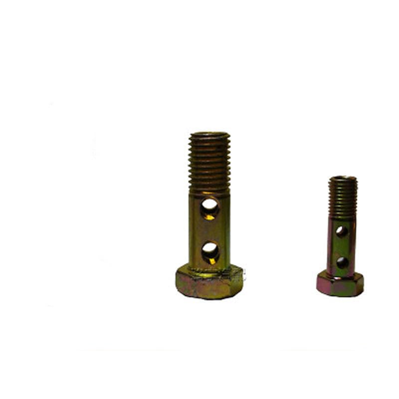 M6 M8 M10 M12 M14 M16-M22 Hollow Screw Double hole Hex Bolt Hexagon Screws - (Length: M14x1.5x52mm(2pcs))