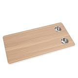 [GRANDE TABLE] Surface spacieuse de 31,49 x 15,74 pouces avec 2 porte-gobelets en acier inoxydable pour plus de commodité