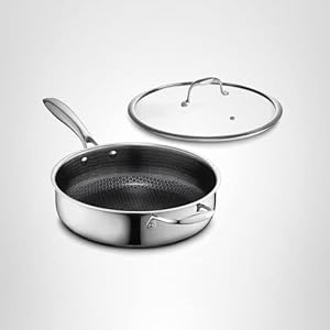 HexClad Hybrid Nonstick 3.3-Quart D...
