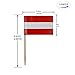 CYPS 100 Pcs Austria Flag Austrian Toothpick Flags, Small Mini Stick Cupcake Toppers Austria Flags,Country Picks Party Decoration Celebration Cocktail Food Bar Cake Flags