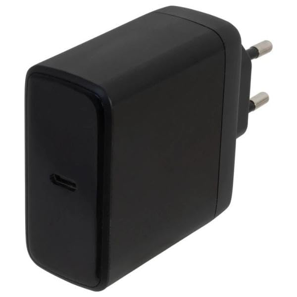 Cargador de Pared GaN Fonestar POWER-C-100-1xUSB Tipo-C- 100W- Negro