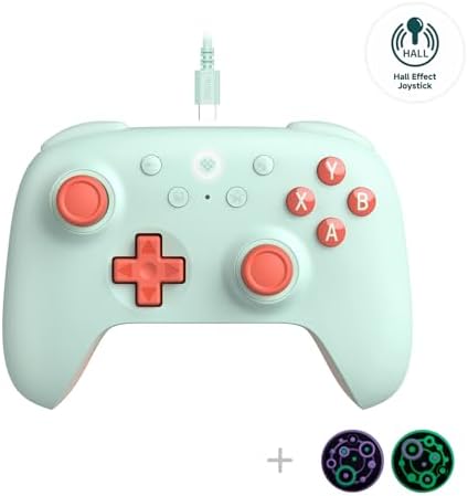 8Bitdo Ultimate 2C Wired Controller for Windows PC and Android - Mint