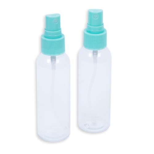 Craftelier - Set de 2 Botellas Atomizadoras o Pulverizadores | Accesorio Perfecto Aplicar Tintas o Pinturas en Proyectos de Scrapbooking y Manualidades | Medidas 12,8 x 3,3 cm - Color Transparente