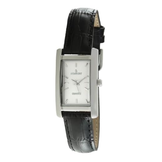 Peugeot Women Rectangular"H" Shape Wrist Watch with Matching Wrist Strap