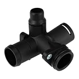 LT Easiyl Auto-Kühlmittelflansch 06D121132A 06D121133C Kompatibel mit Audi A4 B7 Avant A6 C6