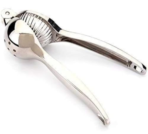 Image of Clazkit Aluminum Lemon Squeezer | Heavy Duty Hand Press Citrus Juicer | Manual Lime Juicer with Ergonomic Handle | Juice Extractor for Lemon, Orange & Citrus Fruits