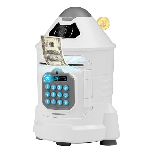 Piggy Bank for Kids,Electronic ATM Piggy Bank with Password & Fac...