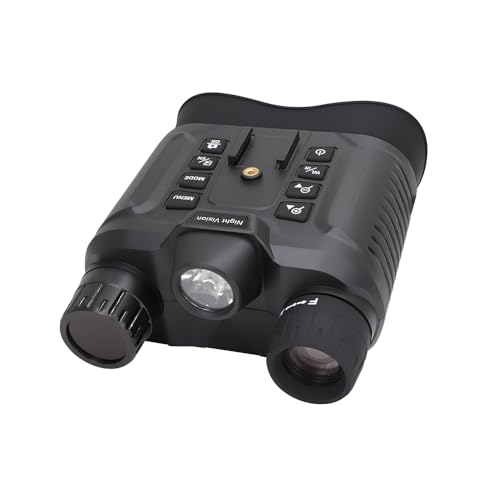 Night Vision Goggles with Light, Helmet Mounted – Digital Binoculars with Camera, 4K Video, 8X Digital Zoom, 400m Range, 4 Color Modes, IR Illumination by Yatashi - Used condition - Image 6