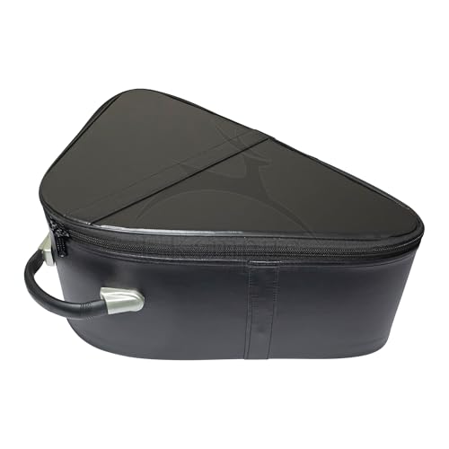 Premium Masonic Knights Templar Chapeau Case, Black Leather Red (lined) – Freemason Bags & Cases2