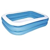 H4L Pool aufblasbar 211x132x46cm Swimmingpool Familienpool Kinderpool Planschbecken Badespaß