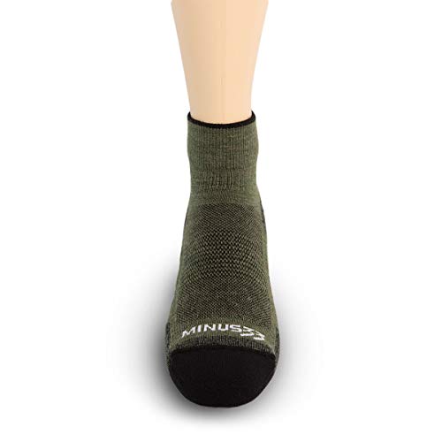 Image of USA Made - Microweight Cushion Ankle Socks - Trail Running Socks - Merino Wool - Mountain Heritage