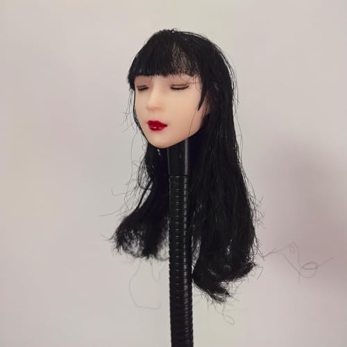Tête 1/6 femme yeux clos résout le manque d'expression de vos figurines 12" - 2