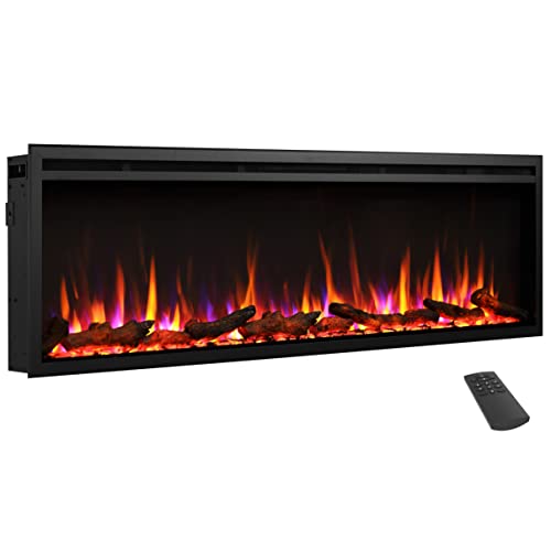 LegendFlame Austin in Wall Recessed & Wall Mounted Electric Fireplace (60