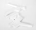 UFO Plastics Frame Guards White for Honda XR 600R 88-05