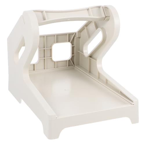 FONDOTIN Thermal Label Holder for Fan-fold Labels Desktop Organizer Stand for Shipping Sticker Storage Easy Assembly Professional Office Accessory for Home and Business Use