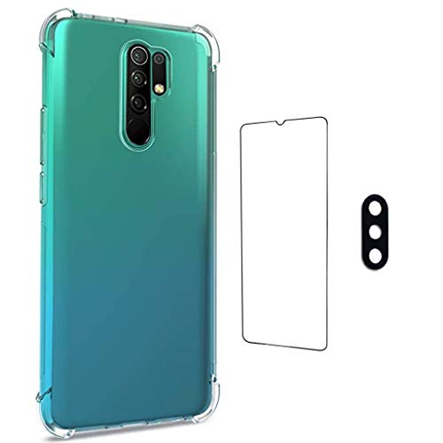 Capa Anti Impactos Xiaomi Redmi 9 + Película Gel + Película Câmera Lente