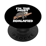 Koalafied Lustiger Arbeitssuchender Arbeitslose Jobsuche PopSockets mit austauschbarem PopGrip