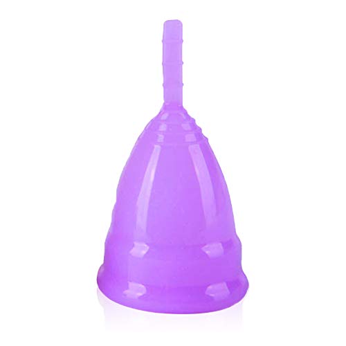 URORU Menstrual Cup Comfortable Soft, Flexible, Foldable,Reusable Medical-Grade Silicone Feminine Period Cup Tampon and Pad Alternative