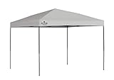 Quik Shade 10' x 10' Shade Tech 100 Square Feet of Shade Straight Leg Base Outdoor Pop-up Canopy - Grey