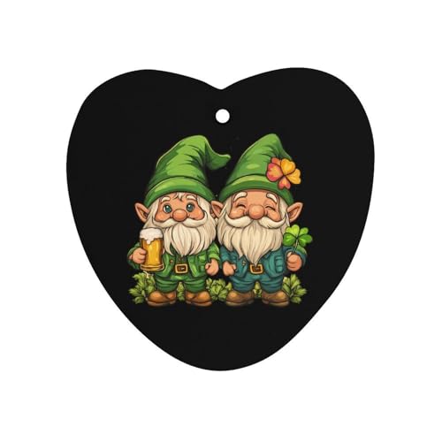 Irish Gnomes Drunk Or Whatever Car Air Freshener Hanging Aromatherapy Tablets for Car Accessories Love form