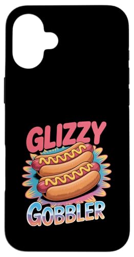 �ʔ���Glizzy Gobbler ���g�� 90�N��z�b�g�h�b�O�O���t�B�b�N �X�}�z�P�[�X iPhone 16 Plus �p