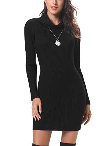 GRACE KARIN Damen Bleistiftkleid Langarm – Elegantes Bodycon Kleid Mit V-Ausschnitt Für Büro & Party