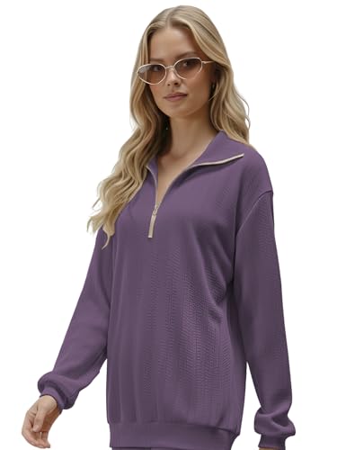 Image of GRECIILOOKS Co-ord Set for Women Stylish | Warm Zip Up T-Shirt & Pant Set | Oversized Loose Fit Summer Cord Set for Women | Summer Casual Travel & Loungewear Outfit