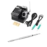 LTEJUMQ Mikro-Lötstation, Präzisions-Lötstations-Kit C210, Original-Heizsystem kann die Temperatur der Schweißdüse Schnell Wiederherstellen, Kompakt-Lötstation