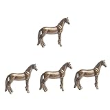 Décor de cheval en laiton : 🐎ce modèle de cheval est fait de jolis matériaux en laiton, sans goût, sûrs et robustes.