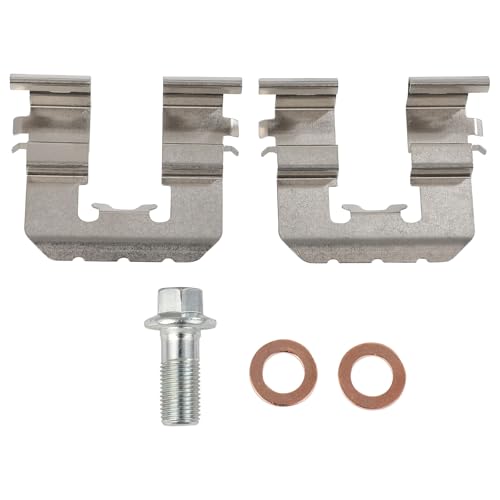 Image of 19B3203A Rear Left Disc Brake Caliper Assembly w /Bracket