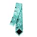 MZERSE Ties for Men Boys Wedding Dance Prom, Fashion Skinny Neck Tie Mint Grey Navy Blue Bear Moose Arrow Pattern