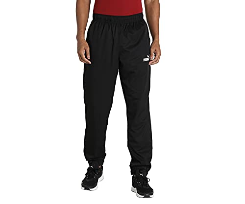 Amazon.com: PUMA Mens Woven Sweatpants (XS) (Black) : Clothing