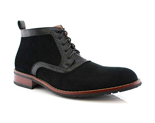 Ferro Aldo Parker MFA806013 Mens Mid Top Classic Oxford Derby Dress Boots