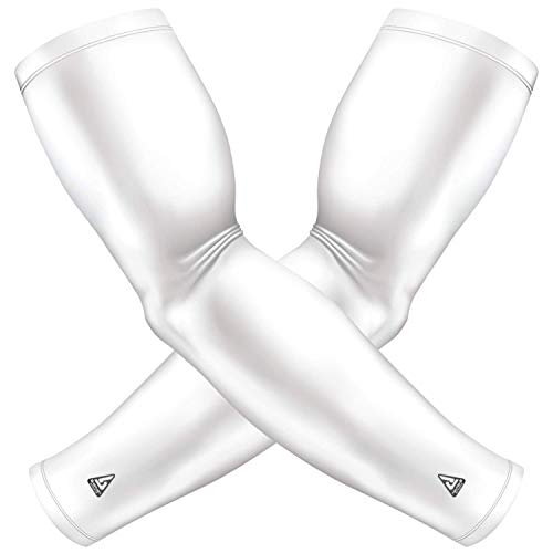 B-Driven Sports UV Arm Sleeves - Sun Protection UPF 50+ UV Compression Arm Sleeves Cooling for Baseball Basketball Football