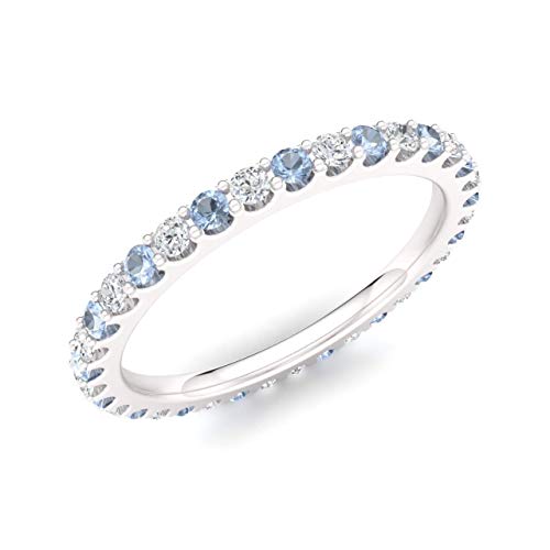 Diamondere Aquamarine Diamond Ring