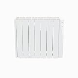 Fácula Emisor Cerámico Serie Volcano 1500w | Resistencia de Piedra Volcánica | Alta Inercia Térmica | Programación Diaria/Semanal | Función Ventanas Abiertas | Termostato Electrónico Digital