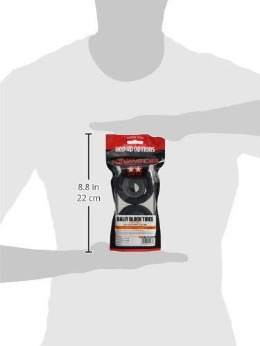 Tamiya 54861 Rc Rally Block Tires, Soft Compound W/ Foam Inserts (2) #TOP2