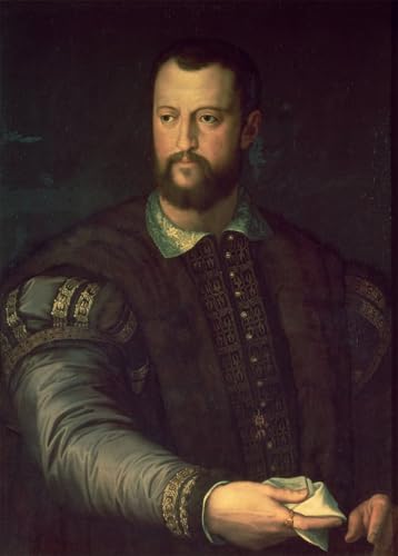 Impression d'affiches Bronzino portrait de Cosme de Médicis sur toile haut de gamme 60x90