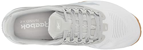 Reebok Women's Nano X2 Cross Trainer, Pure Grey/White/Gum, 9.5 #TOP4