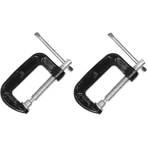 2 Inch C-Clamp Set for Woodworking and Welding Cover