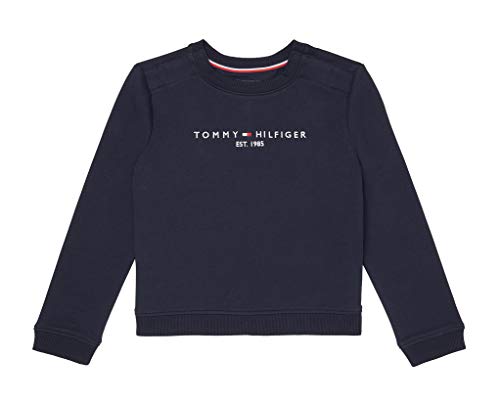 Tommy Hilfiger Adaptive Tommy Hilfiger Girls' Adaptive Sweatshirt with Velcro Brand Closures at Shoulders, Masters Navy, MD