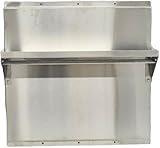 Summit Stainless Steel Backsplash with Shelf, Made in USA, Sizes (31