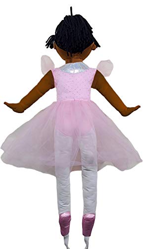 Anico Well Made Play Doll For Children La Bella Ballerina, African American, 36" Tall, Pink #TOP1