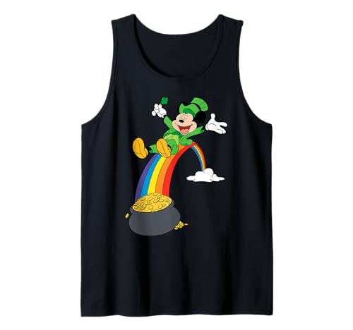 Débardeur Mickey Disney cadeau original trèfle et chance